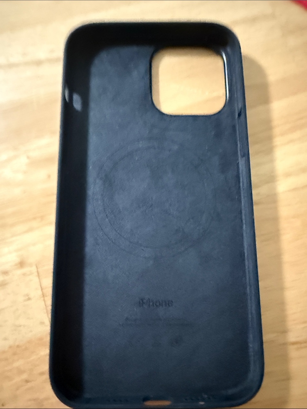 Apple Blue Silicone iPhone Case with MagSafe Ring IPhone 13 ProMax  Blue